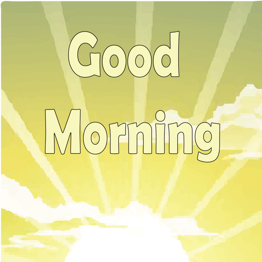 Green and yellow combination sun rising vector art